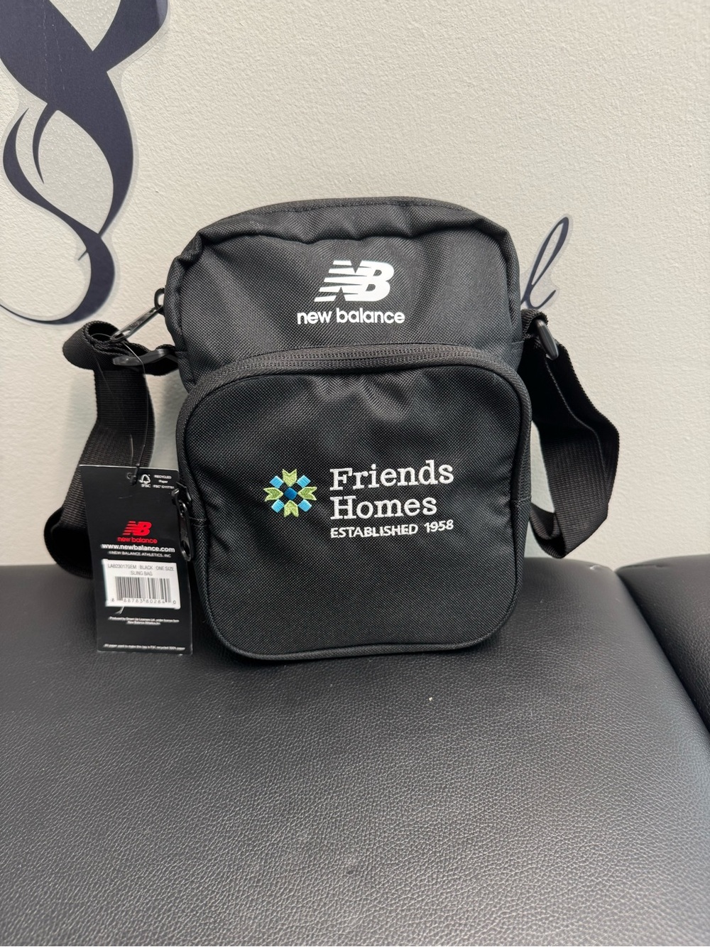 New Balance Black Friends Homes Shoulder Bag